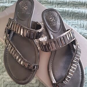 Vince Camuto Black Sandals Women's size 7